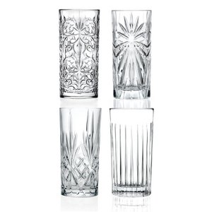 MIXOLOGY SET A 4 LONG-DRINK GLASSES