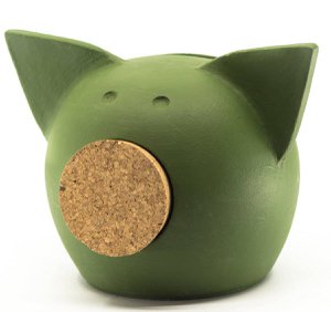Handgefertigtes Tafel-Sparschwein aus Keramik – The Chalk Collection