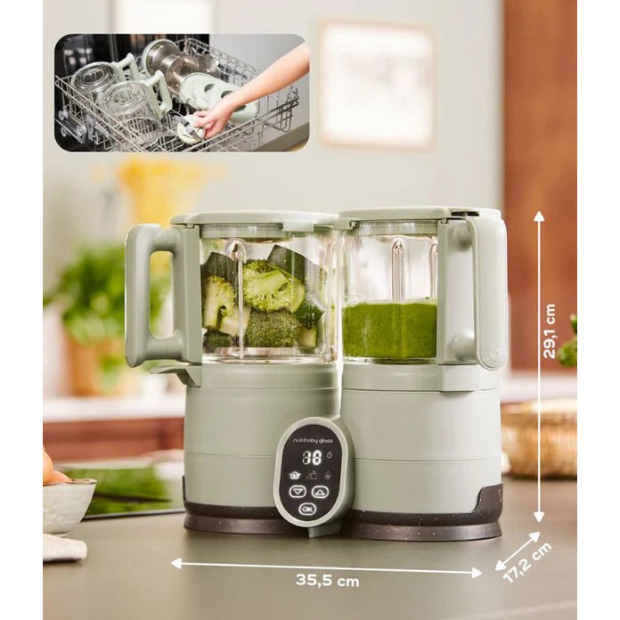 Robot w szybkim tempie - Nutribaby Glass Celadon