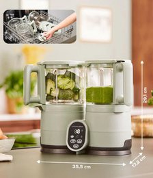 Robot w szybkim tempie - Nutribaby Glass Celadon