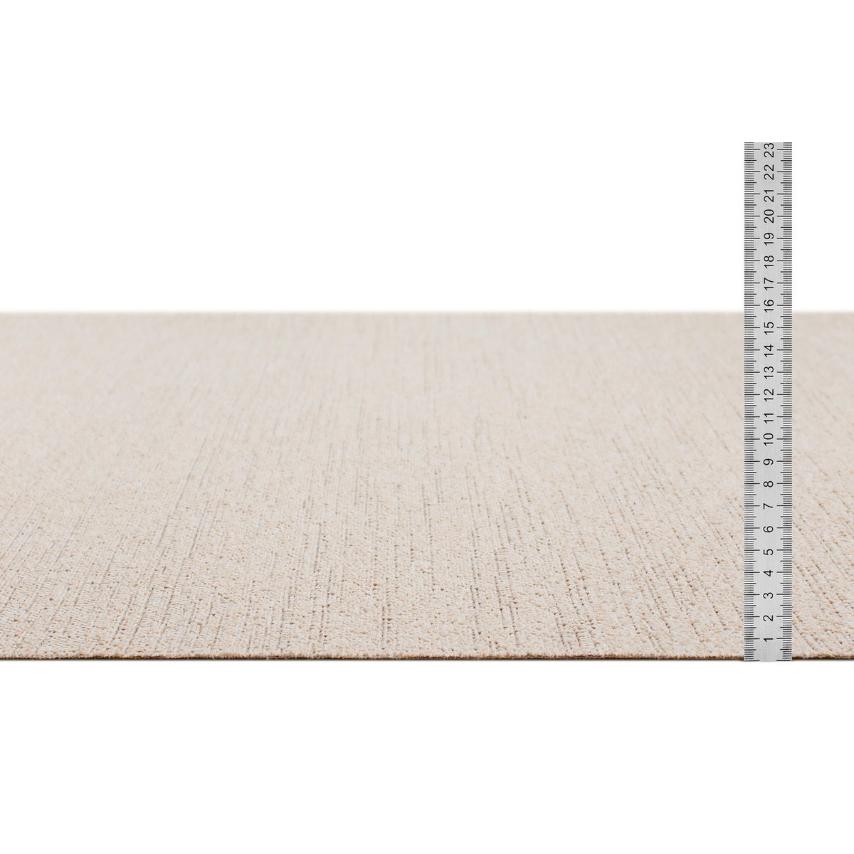 Tappeto per interni ed esterni, Antiscivolo - Uni Crema - 80 cm x 150 cm - Balcone Terrazza Cucina, Resistente ai raggi UV e alle intemperie, Tappeto da giardino moderno