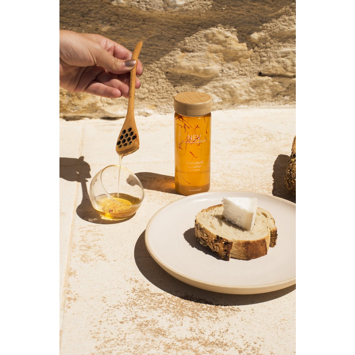 Saffron infused honey