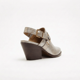 Deva Silver Mules