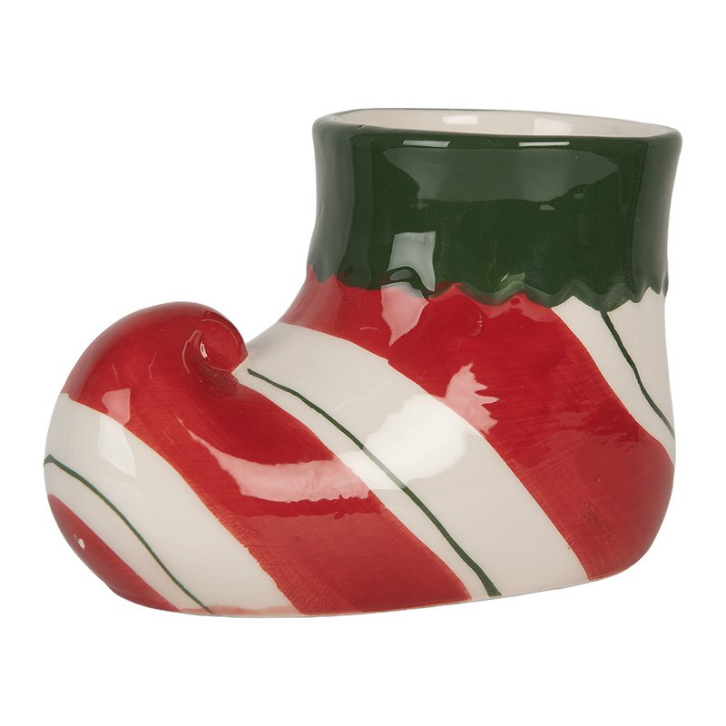 Bloempot 15x8x10 cm Rood Keramiek
