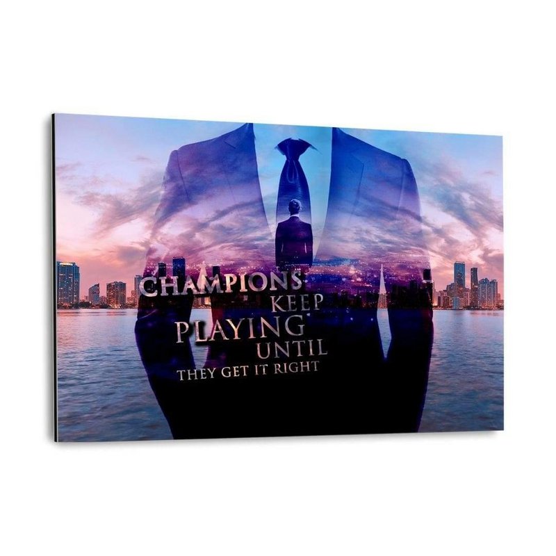 The Champion. - Plexiglasbild