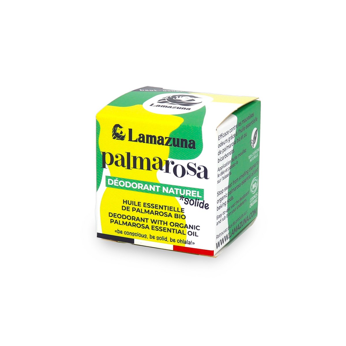 Palmarosa solid deodorant