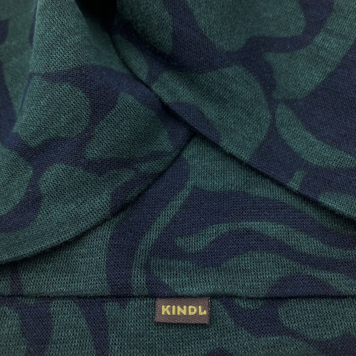 Twist Headband - Streams Darkgreen, Ponte Jersey