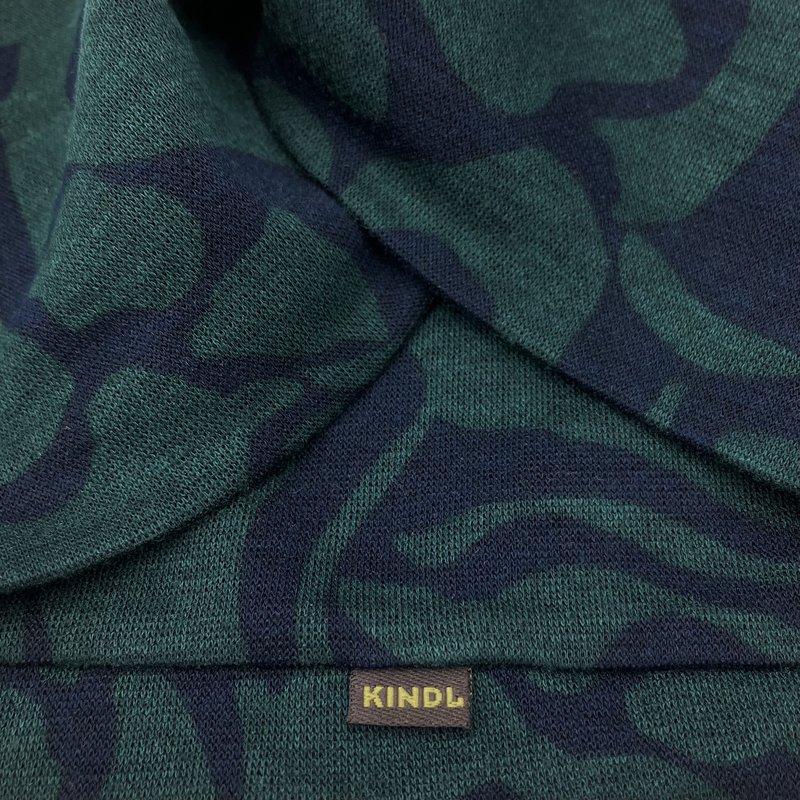 Twist Headband - Streams Darkgreen, Ponte Jersey