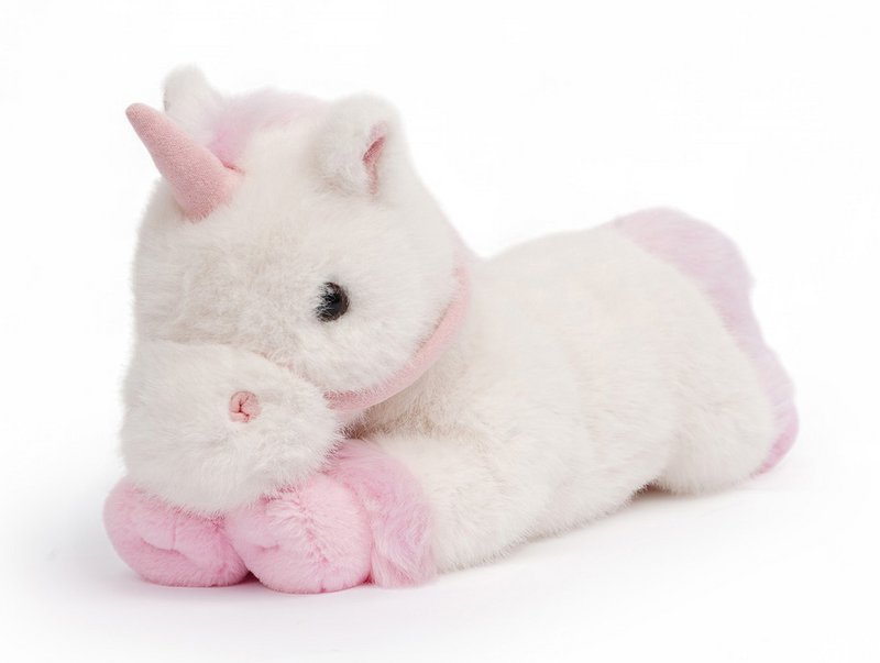 One Love Cuddly Toy - Unicorn Spirit White and Pink