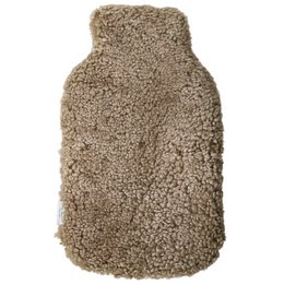Sheepskin hot water bottle bag - Lambskin cover hot water bottle | 3 colors