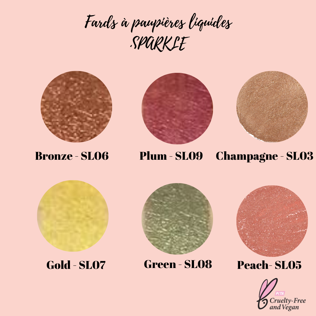 Vegan Liquid Eyeshadow "Sparkle - GREEN"