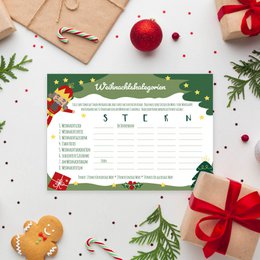 Julespil - motiv "Fir Green"