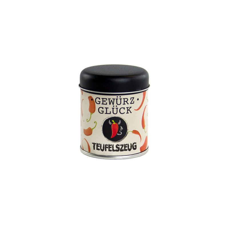 Gewürz-Glück Teufelszeug Chili Spice - varm krydderiblanding til chili con carne, pasta arrabbiata, kød, fisk og grøntsager