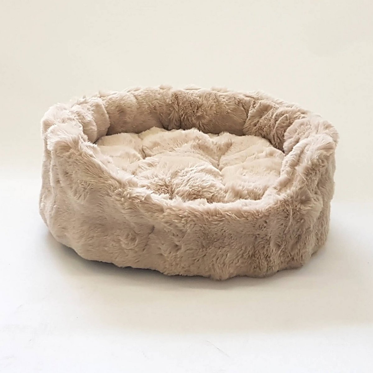 Hundekörbchen Nomi Kunstfell gravel