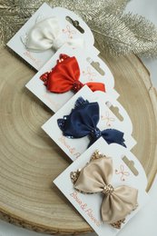 Satin Glitter bows