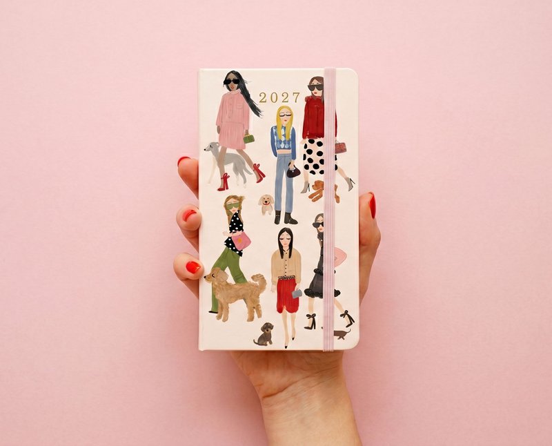2027 Pocket Fashion and Dog Lovers Planner