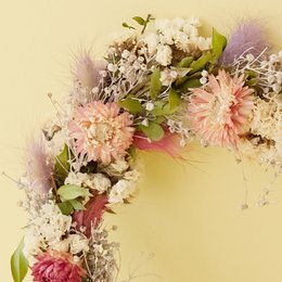 Dried Flower Wreath Heart - Wedding Bestseller
