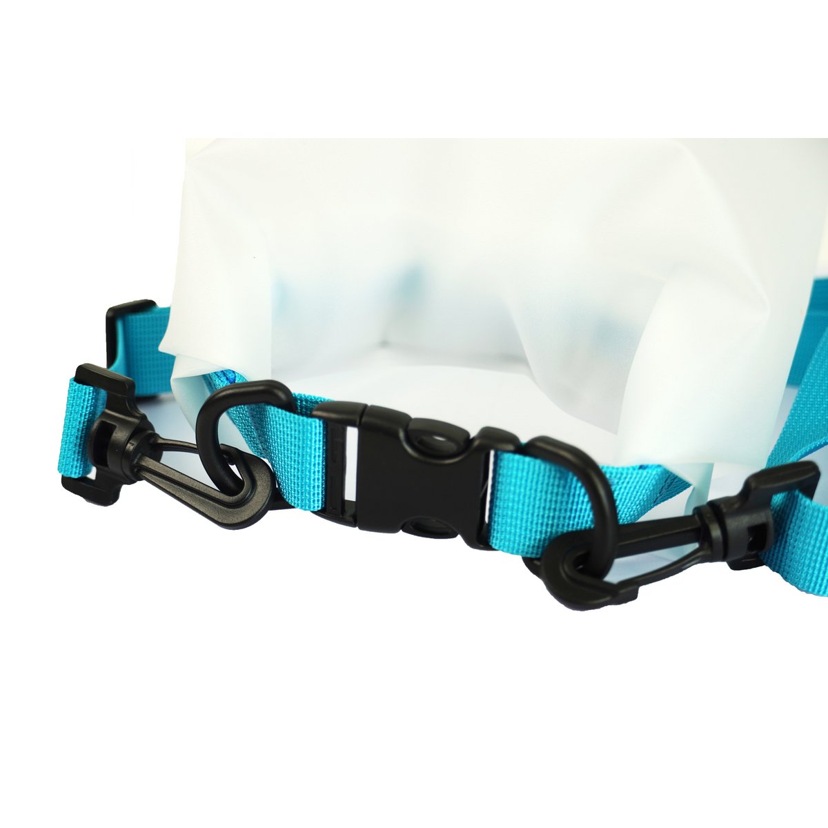 ASCIUGAMANO DA GO Borsa Roll N Go Dry 5L | Borsa da surf per piscina da spiaggia trasparente impermeabile | Blu