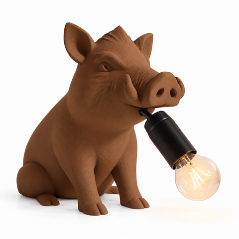 Wild Boar Table Lamp