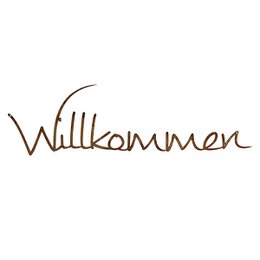 Patina lettering Welcome for door wreath or wall decoration