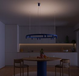 FOURTY ROUND LED Terrakotta-Pendelleuchte