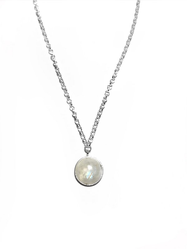 Silber Mondsteinkette MARIE