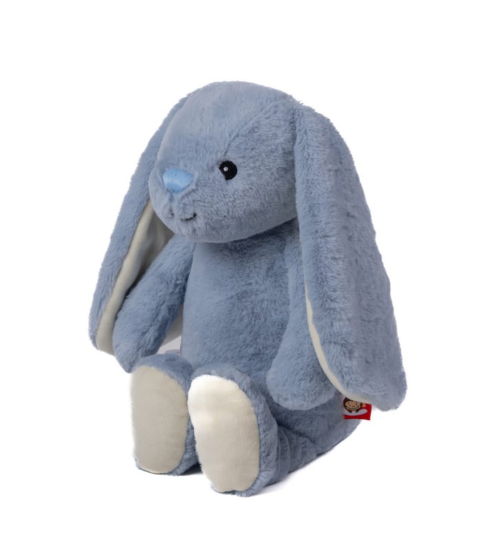 Stoffig blauw konijntje Dumble