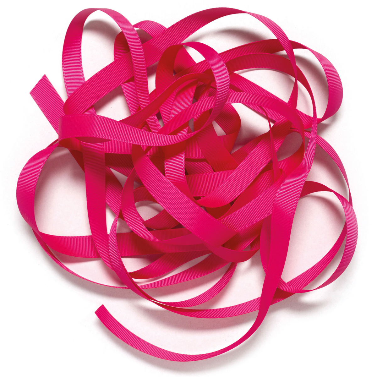 Roze cadeaulint, roze lint gemakkelijk te strikken, 16 mm x 5 m roze grosgrain lint voor het inpakken van cadeaus