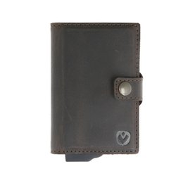 Card Case Plus Wallet Vintage Brown