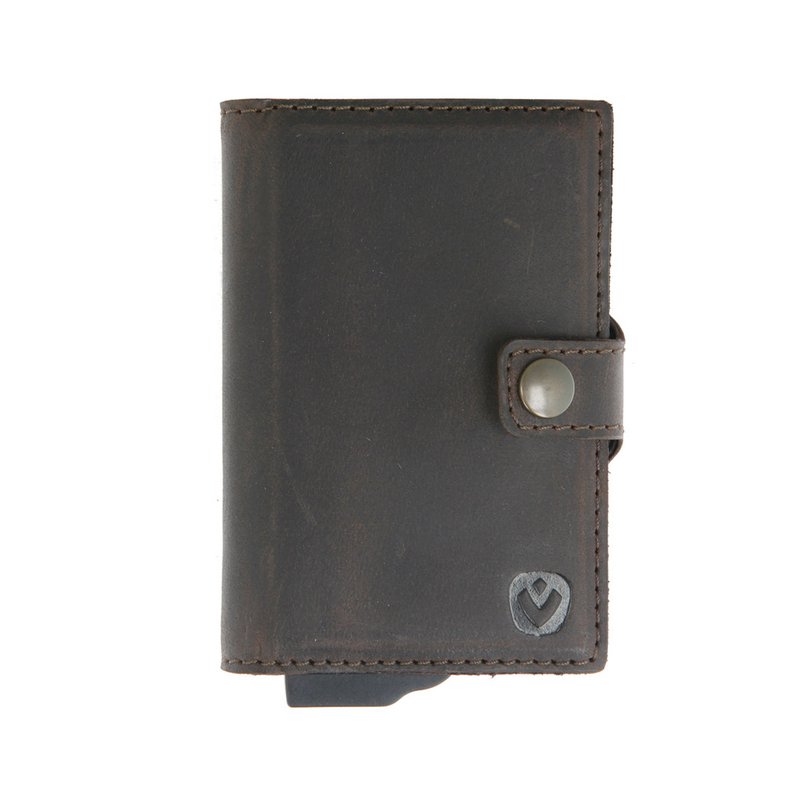 Card Case Plus Wallet Vintage Brown