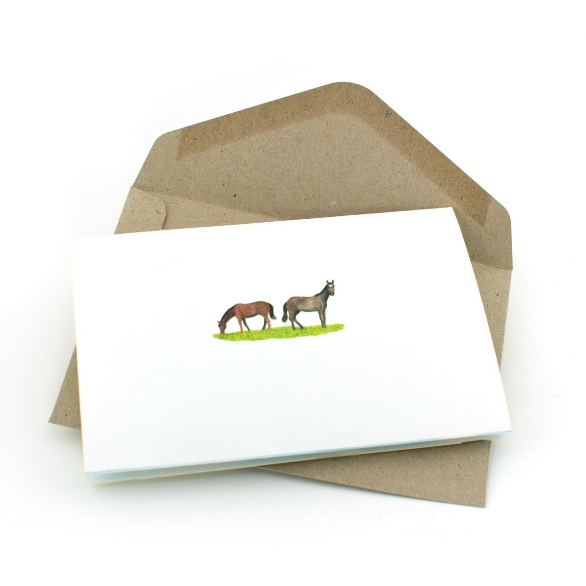 Carte pop-up ferme équestre