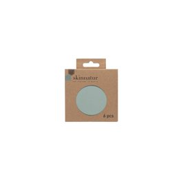 Sous-verre Skinnatur | cuir recyclé | Environ 10 cm | lot de 6