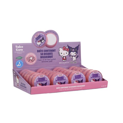Box mit 50 Auflösungsscheiben Hello Kitty & Friends