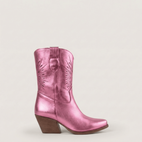 Rio Nova Blush Texan Ankle Boots