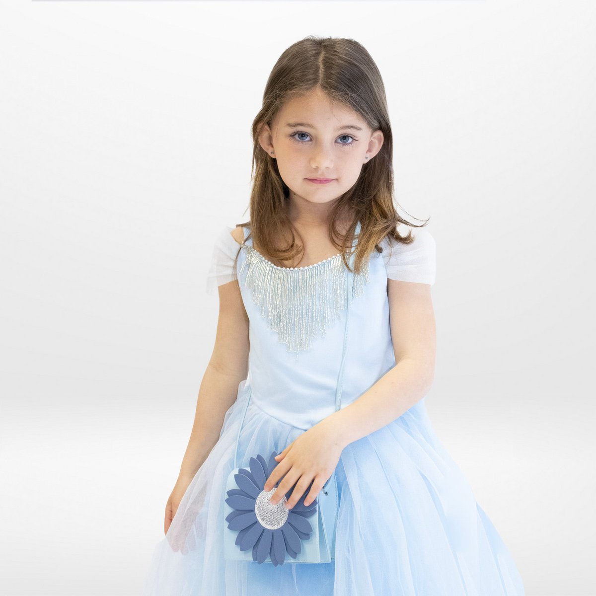 Bolso bandoulière infantil - Flora Bleu