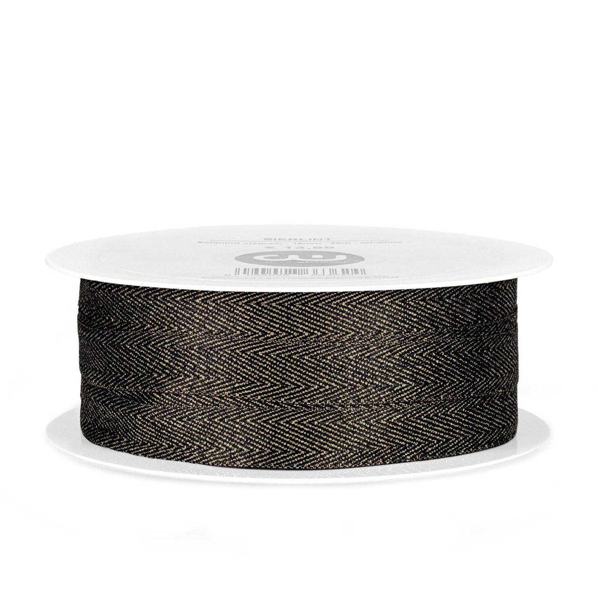 zwart/goud 15mm - 50m