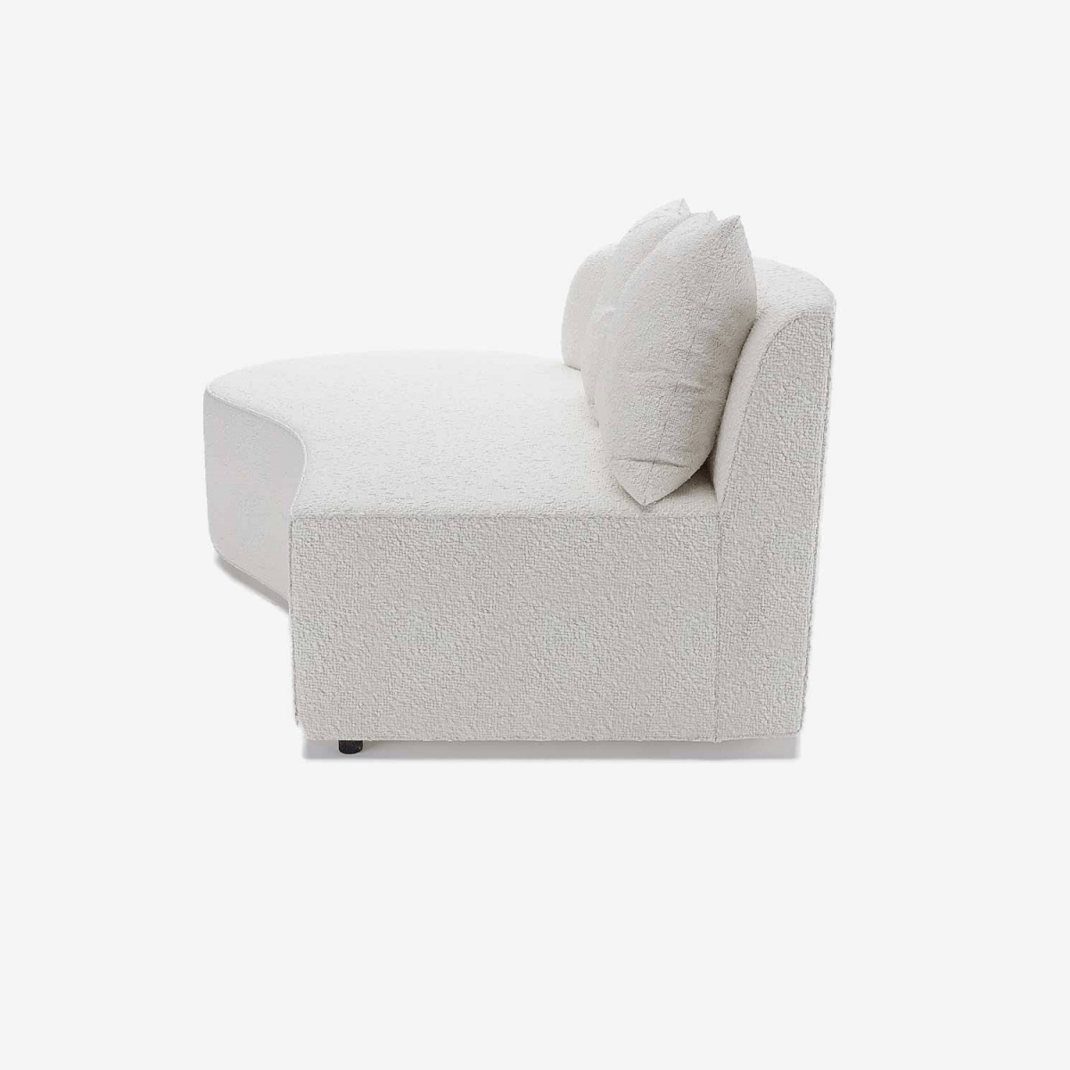 Sofa module – Alba white terry corner chair