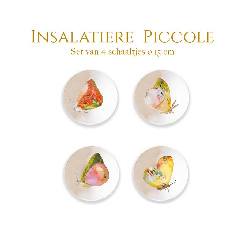 La dolce vita di una farfalla - Insalatiere Piccole
