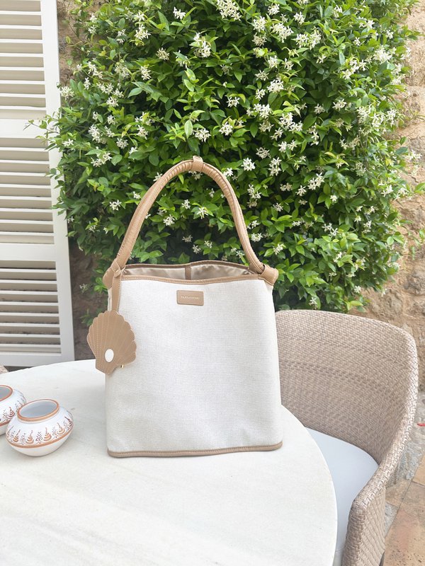 Premium Beach Bag Camel