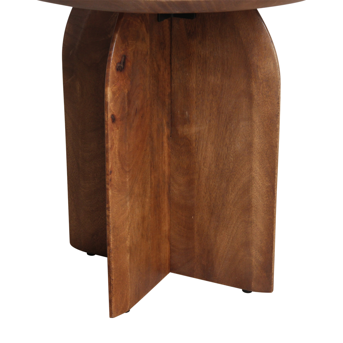 Bullnose sidebord mangotræ - Ø50 cm