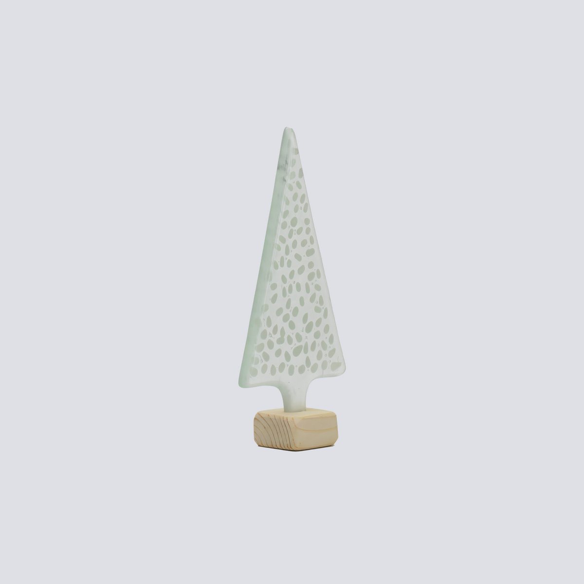 Xmas Tree Small 6x12.5 White Snow