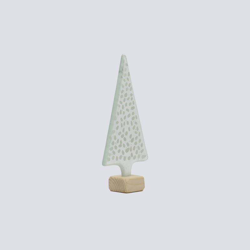 Xmas Tree Small 6x12.5 White Snow