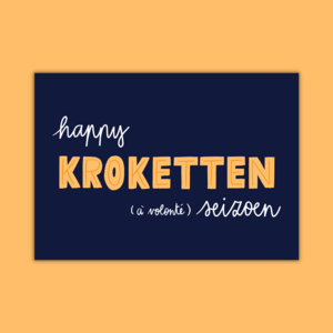 WENSKAART - Kroketten seizoen