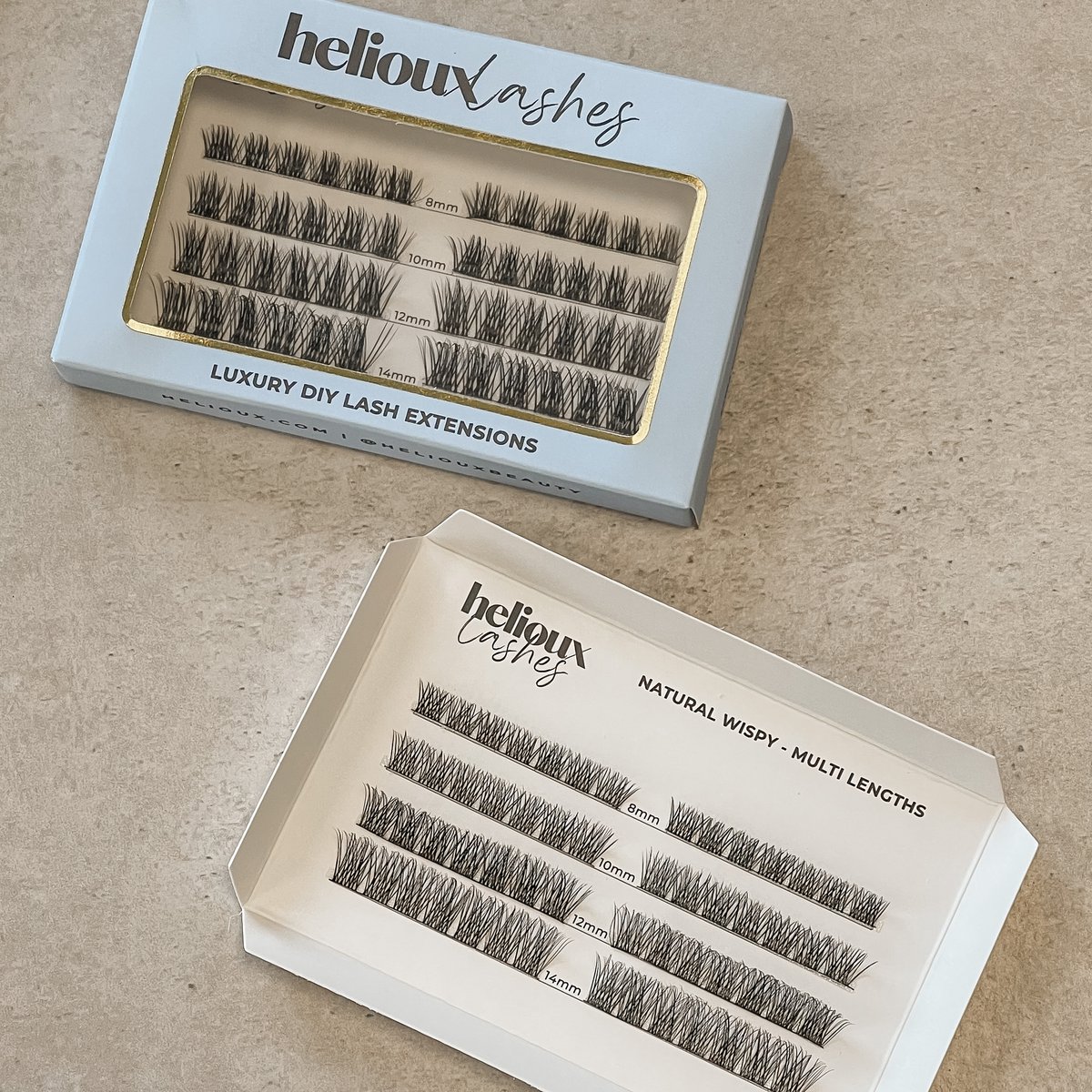 HELIOUX® QUICKLASHES - MULTI LONGUEURS - EXTENSIONS DE CILS DIY
