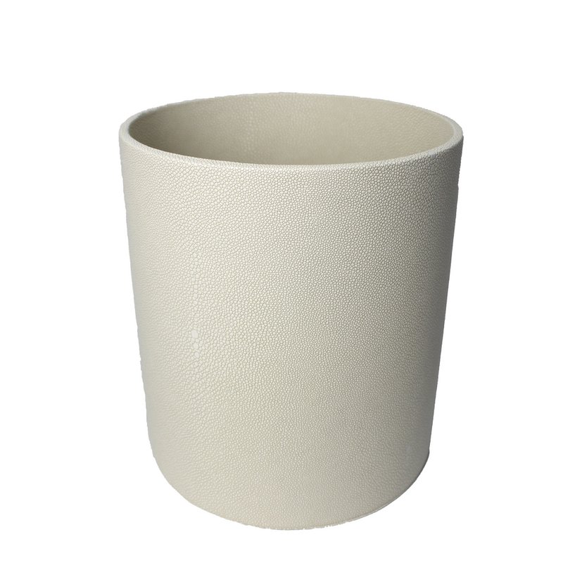 Rund affald af syntetisk lædercreme Ray Optics Coated 22XH28 cm