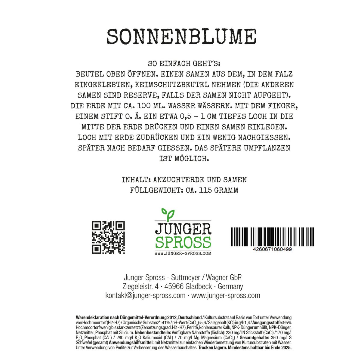 Die Liebe ist die einzige Blume,…(Sonnenblume)