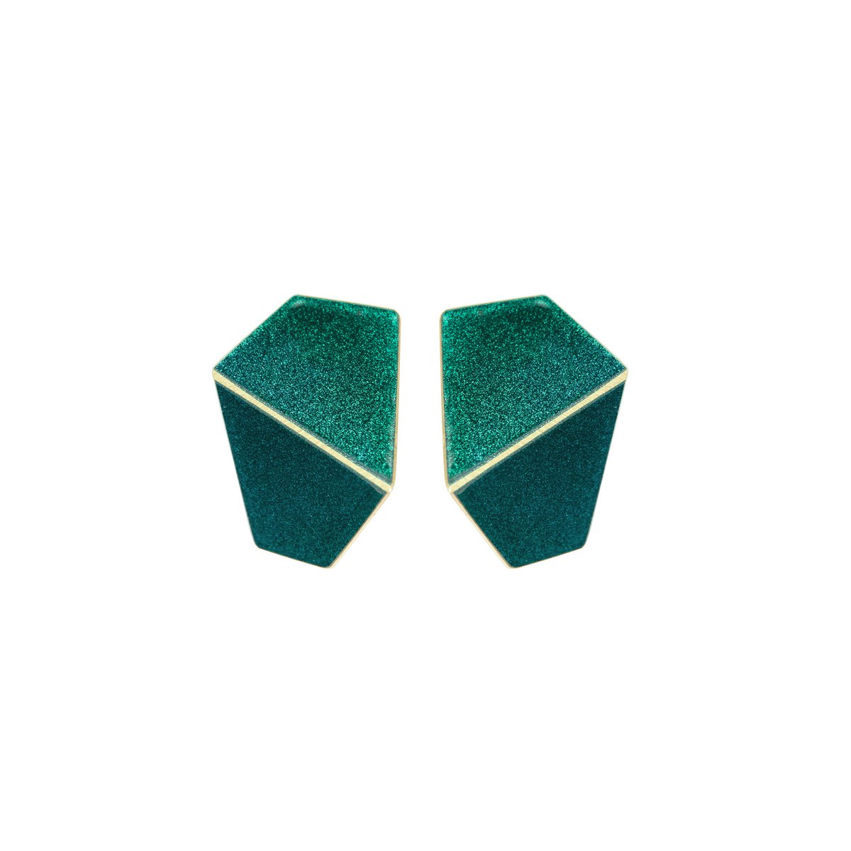 Pendientes Doblados Anchos BRILLANTES