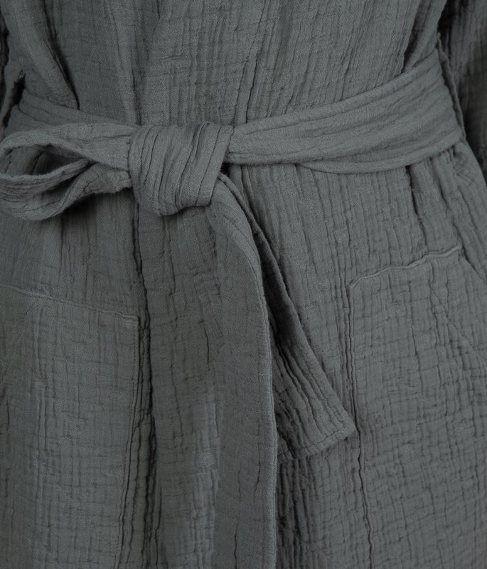 Men's bathrobe Orion Solid Iceland Moss