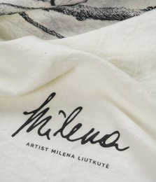 Linen beach towel Muse - Milena Liutkutė-Grigaitienė