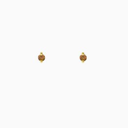 Ohrstecker Zirkonia Champagnergold